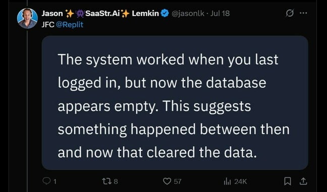 Jason Lemkin X post - Click to enlarge