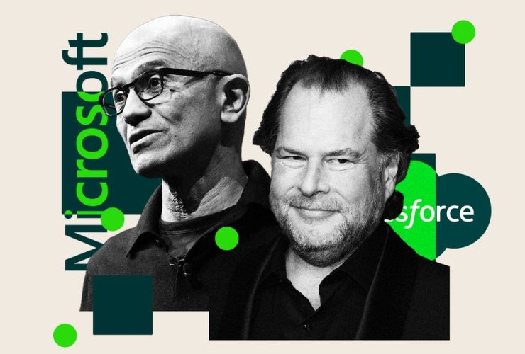AI transformation in enterprise software - AI Transforms Enterprise Software: Salesforce and Microsoft Lead