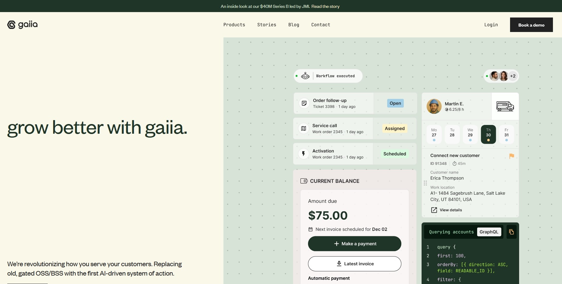 AI-native telecom software - AI-Native Telecom Software Startup gaiia Secures $40M Investment