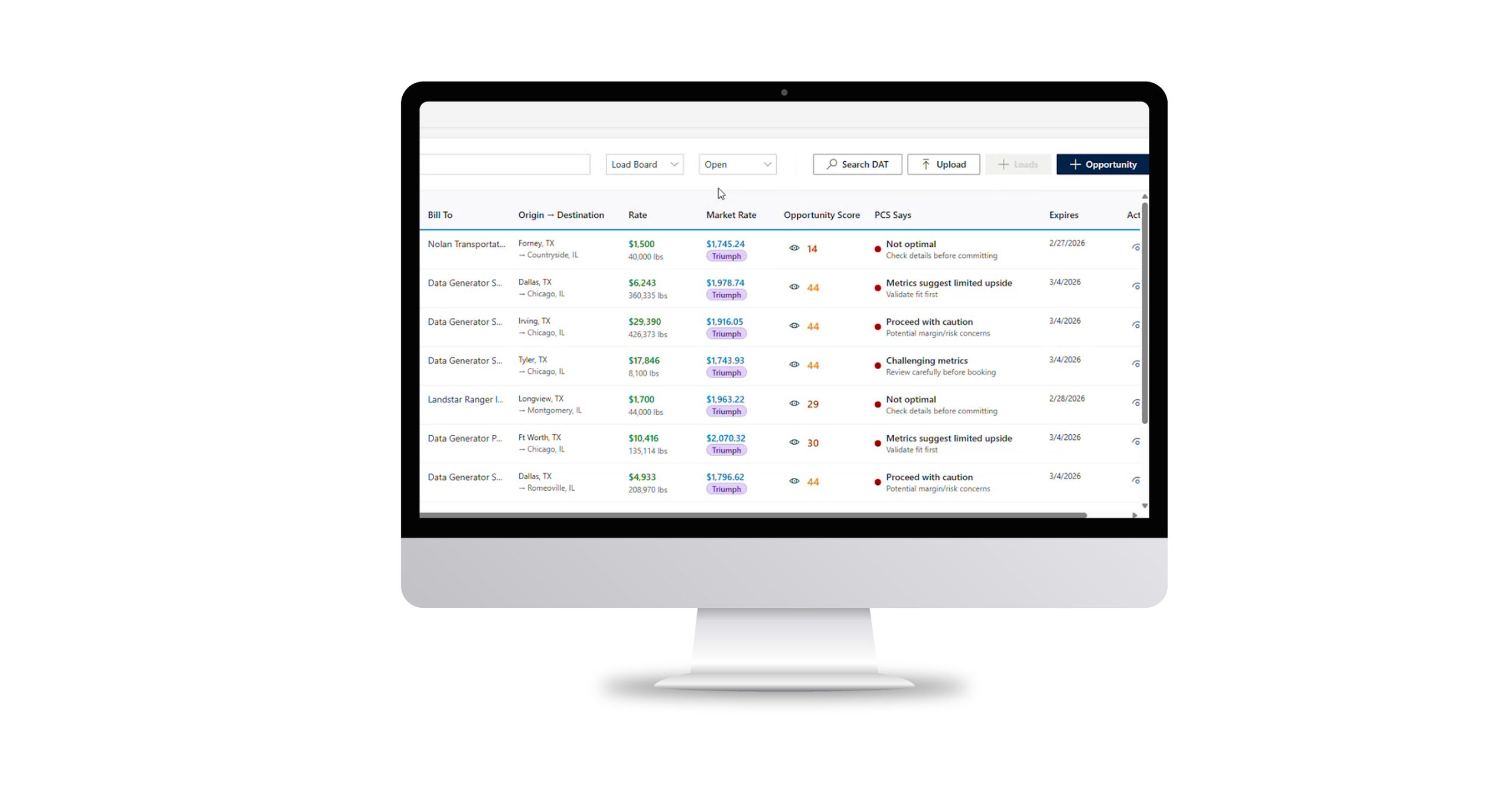 freight rate benchmarking - PCS Software Adds Real-Time Market Rate Intelligence to Cortex