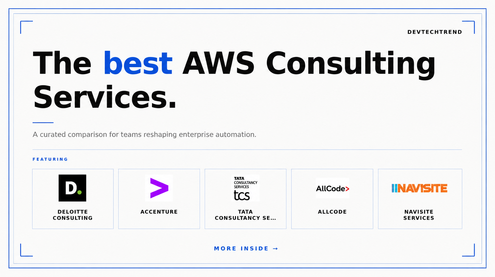 Best AWS Consulting Services