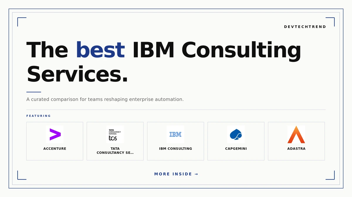 best IBM consulting services