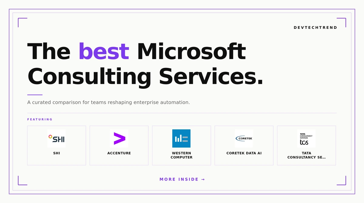 best Microsoft consulting services
